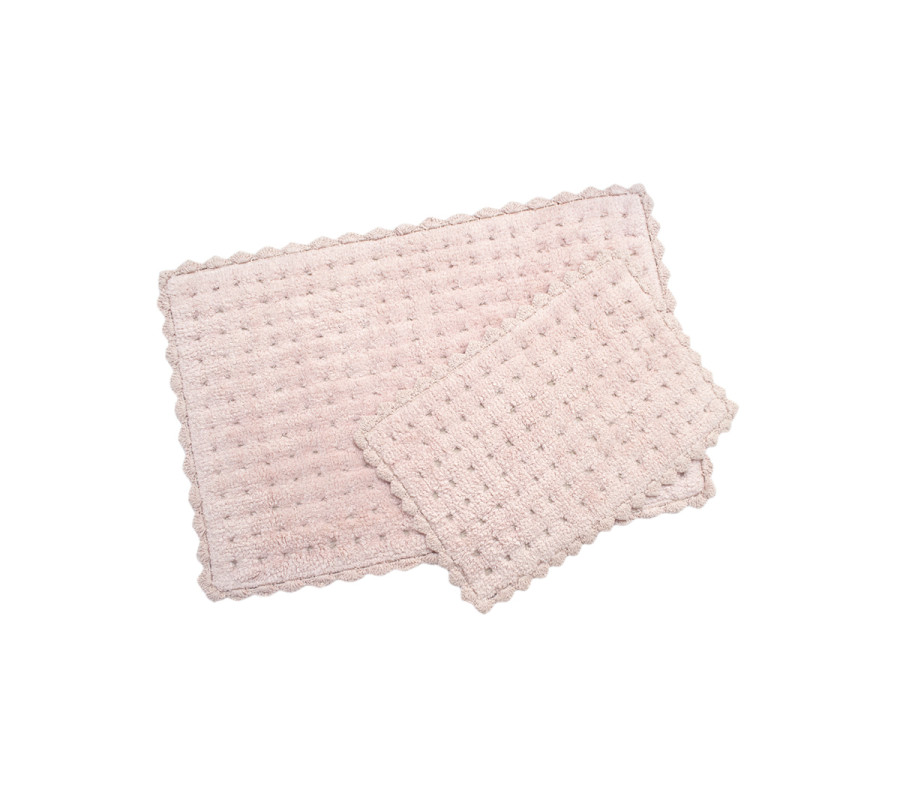 Набір килимків Irya - Garnet pembe рожевий 55*85+35*55