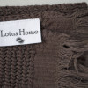 Рушник Lotus Home - Rius dark brown темно-коричневий 50*100