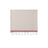 Рушник Barine Pestemal - Basak 95*165 Beige-Marsala бежевий-марсала