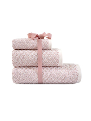 Набір рушників Irya - Jena pembe рожевий 33*33+50*90+70*140
