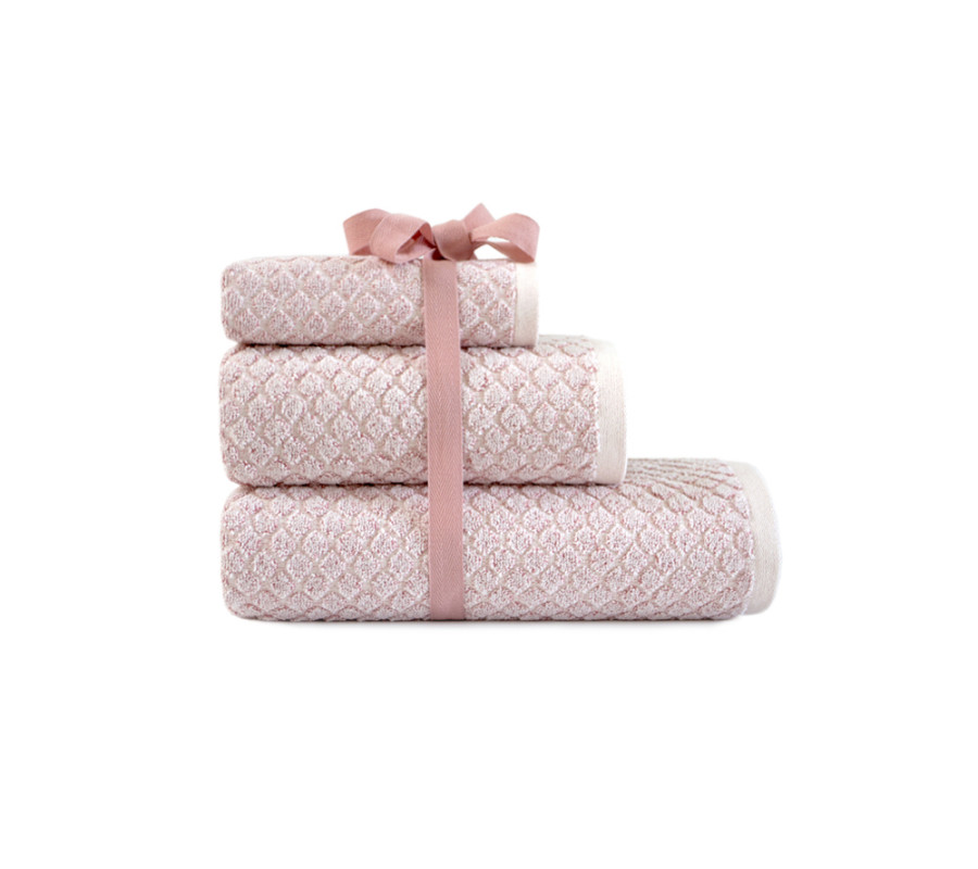 Набір рушників Irya - Jena pembe рожевий 33*33+50*90+70*140