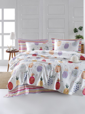 Покривало піке Lotus Home Perfect - Pottik білий 160*235