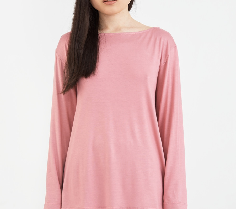 Домашній одяг футболка long sleeve Penelope - Baily gul kurusu рожевий M