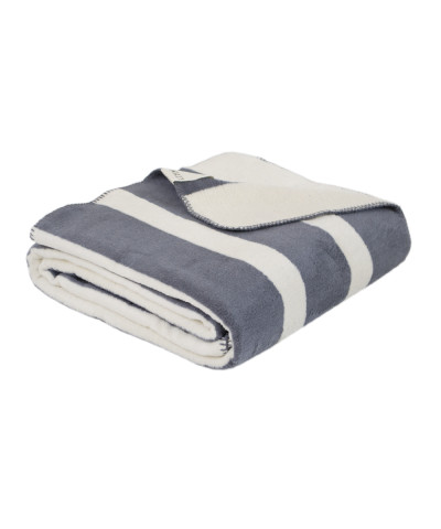 Плед Lotus Home - Infinity Stripe сірий 200*220