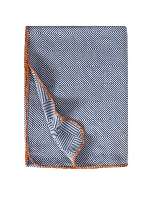 Покривало Barine - Tetra Throw Denim 135*195 темно-синій