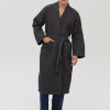 Халат Lotus Home - Waffle antrasit 3XL