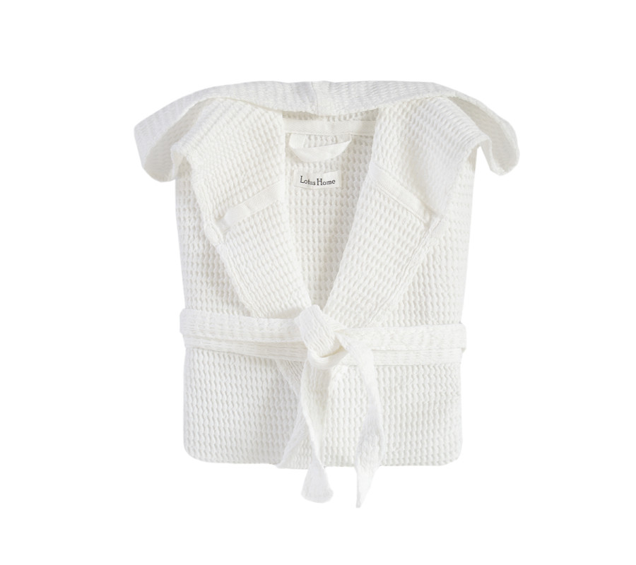 Халат Lotus Home - Rius off white молочний S/M