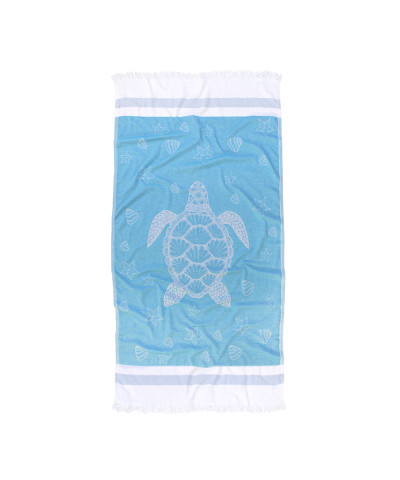Рушник Barine Pestemal - Turtle 85*165 Mavi блакитний