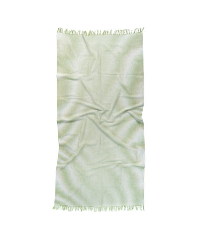 Рушник Lotus Home Pestemal - Argosa stripe 85*175 green зелений