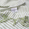 Рушник Lotus Home Pestemal - Argosa stripe 85*175 green зелений