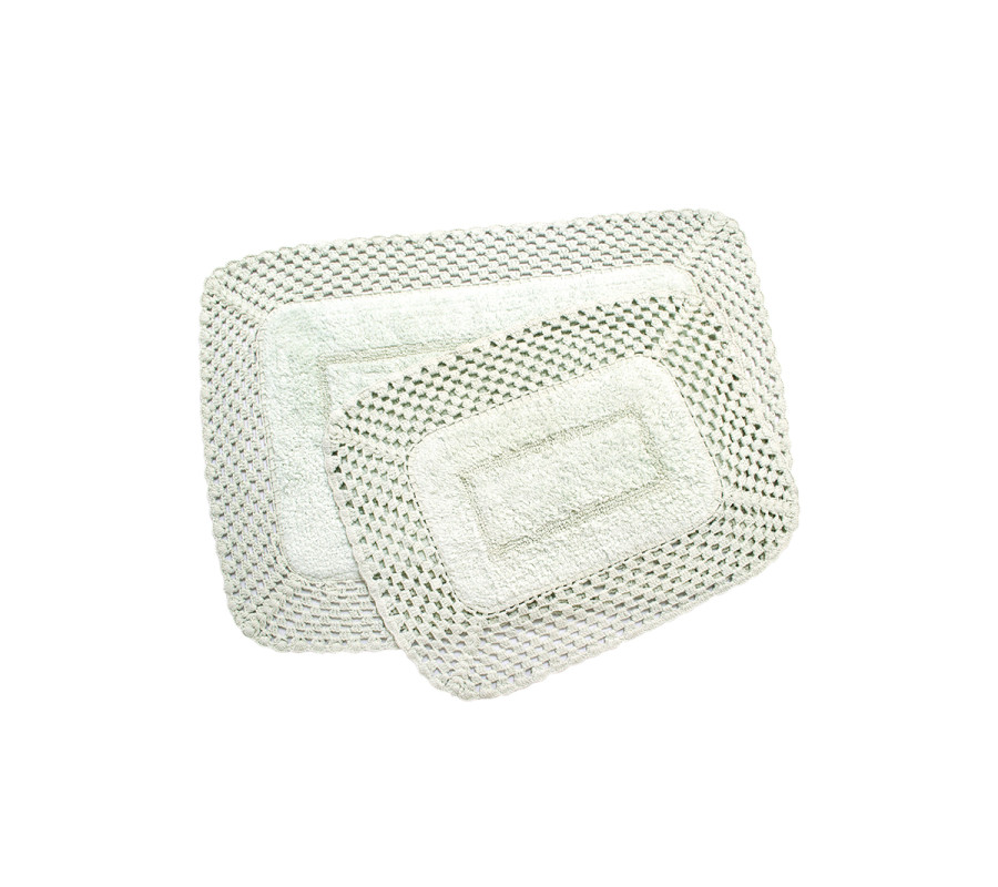 Набір килимків Irya - Lizz mint ментоловий 70*100+45*65