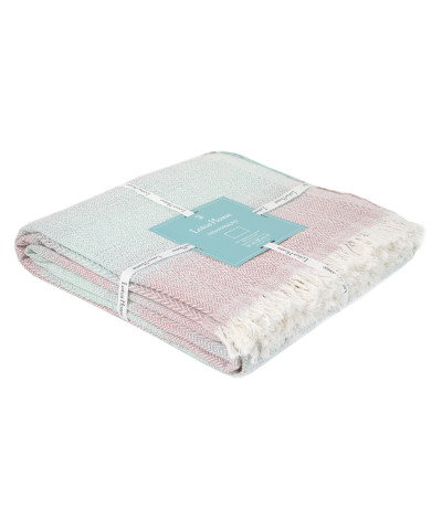 Покривало Lotus Home - Lagos рожевий/м'ятний 230*240