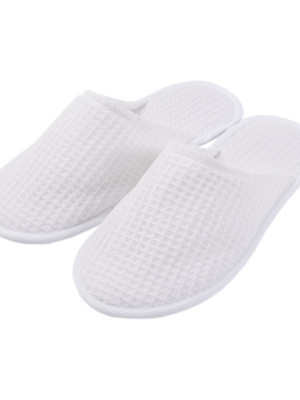Капці вафельні Lotus Home - White білі
