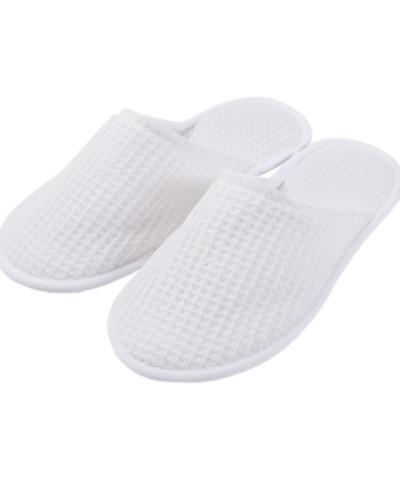 Капці вафельні Lotus Home - White білі