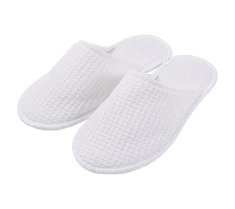 Капці вафельні Lotus Home - White білі