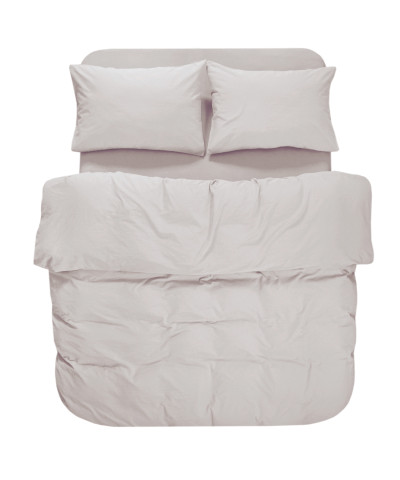 Постільна білизна Lotus Home Washed cotton - Kansas бежевий євро