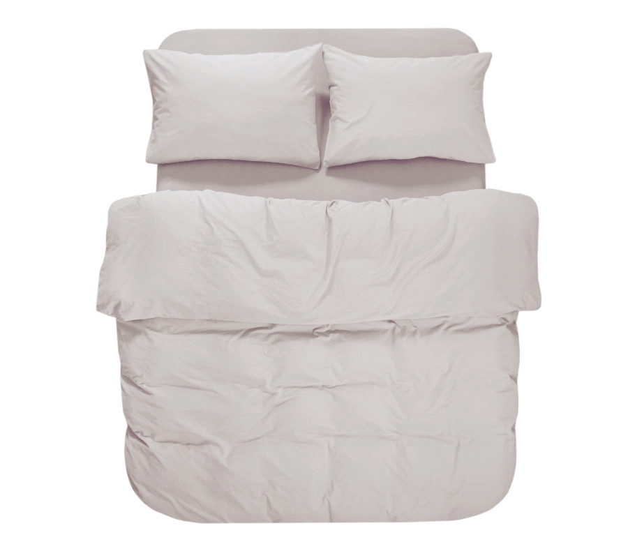 Постільна білизна Lotus Home Washed cotton - Kansas бежевий євро