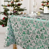 Скатертина Lotus Home - New Year зелена 140*140