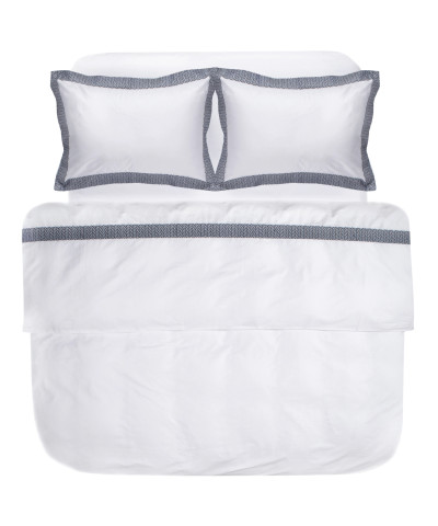 Підковдра з наволочками Penelope - Elegance lacivert синій 240*220+50*70 (2)