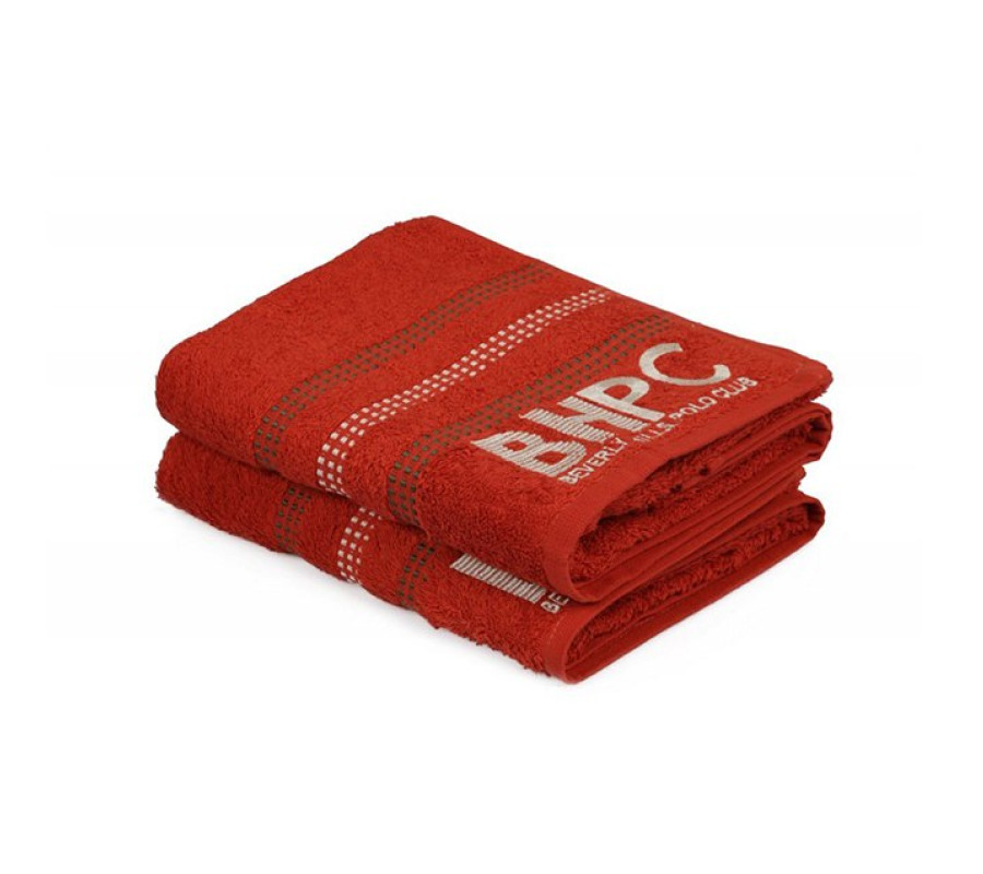 Набір рушників Beverly Hills Polo Club - 355BHP1263 Botanik Brick Red 50*90