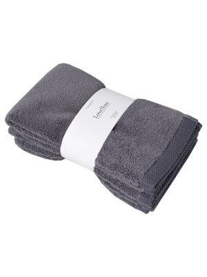 Набір рушників Lotus Home Готель Premium - Microcotton Antrasit 30*50 550 г/м² (3 од.)