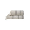 Рушник з льону Lotus Home - Line чорний 50*90