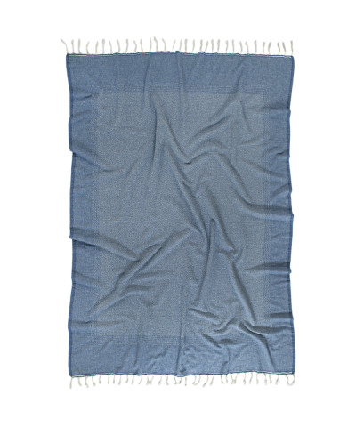Плед-накидка Barine - Tan Throw denim синій 125*180