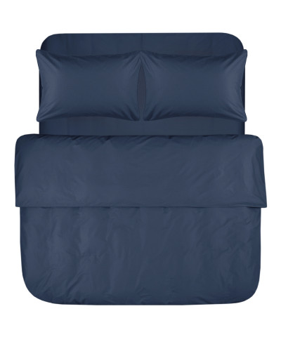 Підковдра з наволочками Penelope - Pure lacivert синій 200*220+50*70 (2)