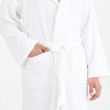 Халат махровий unisex Lotus Home - Basic Line white 2XL