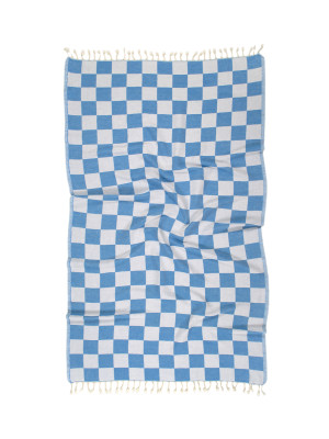 Рушник Lotus Home Pestemal - Otranto 90*180 blue синій Рушник Lotus Home Pestemal - Otranto 90*180 blue синій