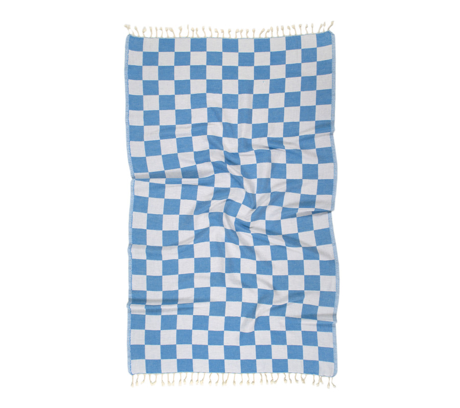 Рушник Lotus Home Pestemal - Otranto 90*180 blue синій Рушник Lotus Home Pestemal - Otranto 90*180 blue синій