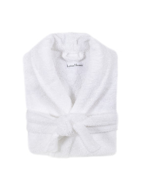 Халат махровий unisex Lotus Home - Basic Soft білий 2XL
