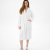 Халат махровий unisex Lotus Home - Basic Soft білий 2XL