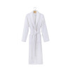 Халат махровий unisex Lotus Home - Basic Soft білий 2XL