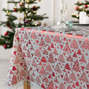 Скатертина Lotus Home - New Year червона 140*140
