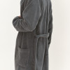 Халат-кімоно unisex Lotus Home - Bold Microcotton antrasit махровий S