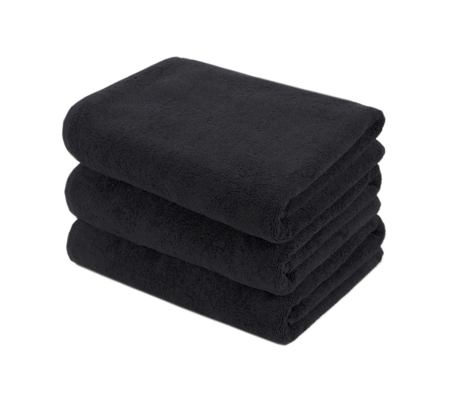 Рушник Lotus Home - Hotel Basic чорний 30*30 (16/1) 500 г/м²