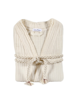 Халат Lotus Home - Nitra muslin beige S/M