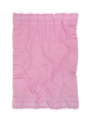Плед-накидка Barine - Stone Throw pink рожевий 140*170