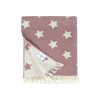 Плед Lotus Home - Star throw бургунді 130*170