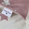 Плед Lotus Home - Star throw бургунді 130*170