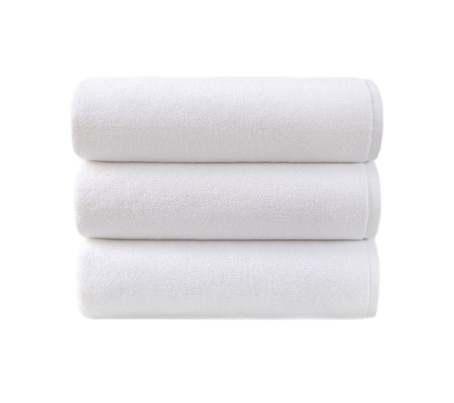 Рушник махровий Lotus Home - Total soft white білий 70*140 (20/2) 500 г/м²