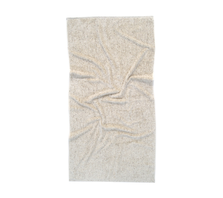 Рушник махровий Lotus Home - Organic natural бежевий 90*150