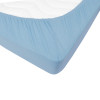 Простирадло трикотажне на резинці Iris Home - Блакитний 160*200+25