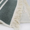 Килим Lotus Home - Infinity Stripe оливковий двосторонній 80*150