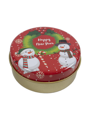 Аромасвічка з ароматом пряного гарбуза Lotus Home - Candy cane red 90 мл