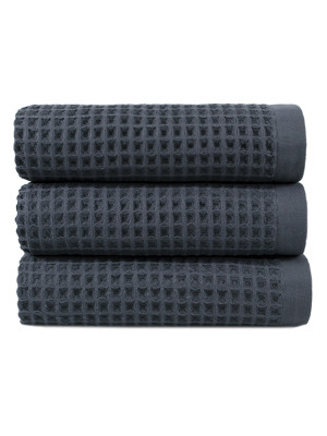 Рушник Lotus Home - Waffle antrasit антрацит 50*90