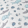 Постільна білизна Karaca Home - Shark yesil 2020-2 зелений ранфорс підліткове