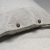 Постільна білизна Lotus Home Washed cotton - Solid light antracite євро