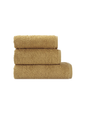 Рушник Iris Home Готель - Гірчичний golden olive 50*90 500 г/м²